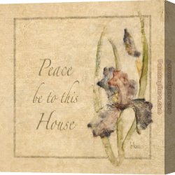 Cheri Canvas Paintings - Floral Sentiments II by Cheri Blum