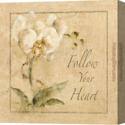 Cheri Canvas Paintings - Floral Sentiments III by Cheri Blum