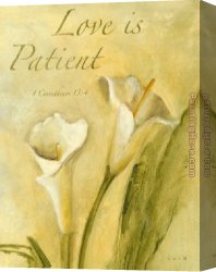 Cheri Canvas Paintings - Love is Patient by Cheri Blum