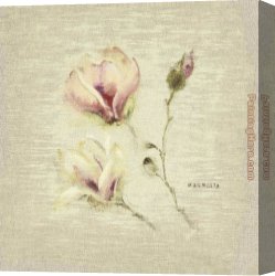 Squares with Concentric Canvas Paintings - Magnolia Square by Cheri Blum