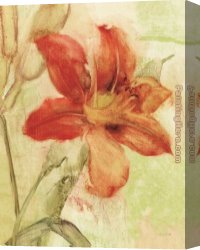 Cheri Canvas Paintings - Orange Day Lily by Cheri Blum