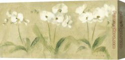 Cheri Canvas Paintings - Row of Orchids by Cheri Blum