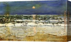 Old Windmill, East Hampton, Long Island, New York Canvas Paintings - East Hampton by childe hassam