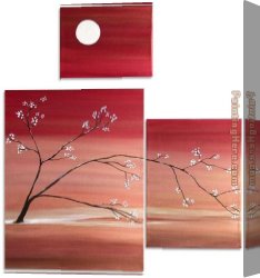 Those Blossoms You Gave So Freely 1 Canvas Paintings - 211111 by Chinese Plum Blossom