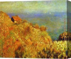 Officer Canvas Paintings - Custom Officer's Cabin at Varengville by Claude Monet