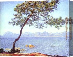 Mountain Canvas Paintings - Mountains at l'Esterel by Claude Monet