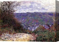 Giverny Canvas Paintings - Path at Giverny by Claude Monet