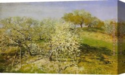 Springtime Canvas Paintings - Springtime 1 by Claude Monet