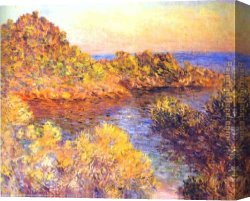 Cape Canvas Paintings - The Cape Martin by Claude Monet