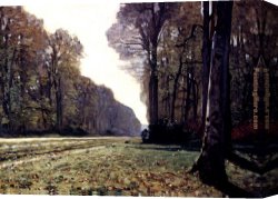 The Beatles @ Abbey Road Canvas Paintings - The Road To Chailly by Claude Monet