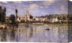A Summer Idyll Canvas Paintings - Vetheuil In Summer by Claude Monet