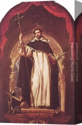 St Dominic Canvas Paintings - St Dominic of Guzman by Claudio Coello
