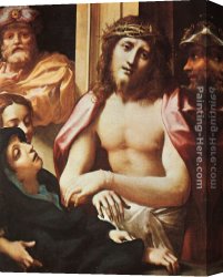 Correggio Canvas Paintings - Ecce Homo by Correggio