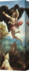 Correggio Canvas Paintings - Ganymede by Correggio