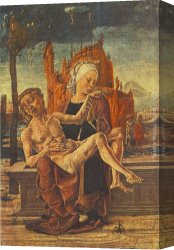 Piet Canvas Paintings - Piet&agrave; by Cosme Tura