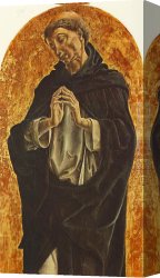 St Dominic Canvas Paintings - St Dominic by Cosme Tura