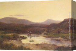 The Cart Or Return From Haymaking Canvas Paintings - Return From the Moor by David Bates