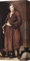 Silva Canvas Paintings - Aesop by Diego Rodriguez de Silva Velazquez