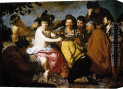 Bacchus And Ariadne Canvas Paintings - Bacchus by Diego Rodriguez de Silva Velazquez