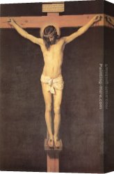 Cross in The Wilderness Canvas Paintings - Christ on the Cross by Diego Rodriguez de Silva Velazquez