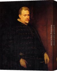 Silva Canvas Paintings - Don Juan Mateos by Diego Rodriguez de Silva Velazquez