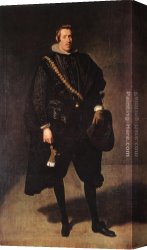 Infante Canvas Paintings - Infante Don Carlos by Diego Rodriguez de Silva Velazquez