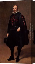 Silva Canvas Paintings - Portrait by Diego Rodriguez de Silva Velazquez