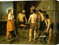 Blacksmith at His Forge Canvas Paintings - The Forge of Vulcan by Diego Rodriguez de Silva Velazquez
