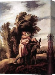 Good Canvas Paintings - Parable of the Good Samaritan by Domenico Feti