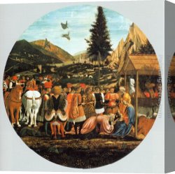 The Adoration of The Magi Canvas Paintings - Adoration of the Magi by Domenico Veneziano