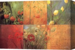 Li-leger Canvas Paintings - Citrus Garden by Don Li-Leger