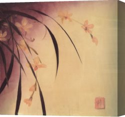 Li-leger Canvas Paintings - Elegance I by Don Li-Leger