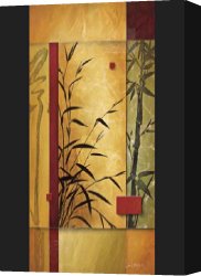 Li-leger Canvas Paintings - Garden Dance II by Don Li-Leger