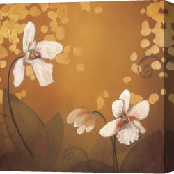 Li-leger Canvas Paintings - Garden Delights III by Don Li-Leger