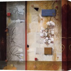 Li-leger Canvas Paintings - Oriental Diary by Don Li-Leger