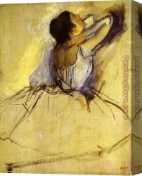 Edgar Canvas Paintings - Dancer by Edgar Degas