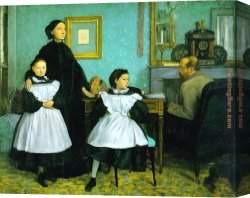 Family Canvas Paintings - The Bellelli Family by Edgar Degas
