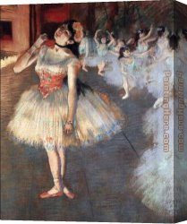 Edgar Canvas Paintings - The Star by Edgar Degas