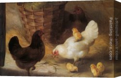 Edgar Hunt Canvas Paintings - A Better View by Edgar Hunt