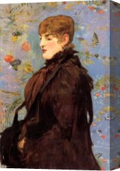 Edouard Manet Canvas Paintings - Autumn by Edouard Manet