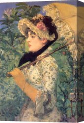 Spirit of Spring Canvas Paintings - Spring by Edouard Manet