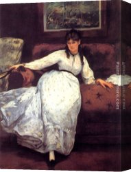 Repose Canvas Paintings - Repose by Eduard Manet