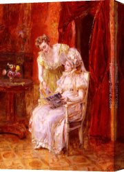 Eduardo Leon Garrido Canvas Paintings - The Sketchbook by Eduardo Leon Garrido