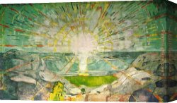 Fun in The Sun VIII Canvas Paintings - The Sun by Edvard Munch