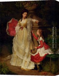 Sweet Canvas Paintings - Sweet Offerings by Edward Antoon Portielje