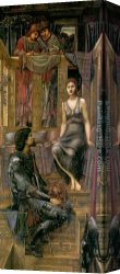 King's Canvas Paintings - King Cophetua and the Beggar Maid by Edward Burne-Jones