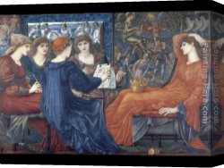 Burne-jones Canvas Paintings - Laus Veneris by Edward Burne-Jones