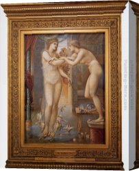 Burne-jones Canvas Paintings - Pygmalion and the Image III - The Godhead Fires by Edward Burne-Jones