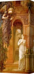 Annunciation Canvas Paintings - The Annunciation by Edward Burne-Jones