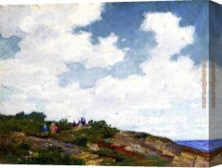 The Beginning of a Perfect Day Canvas Paintings - A Summer Day by Edward Henry Potthast